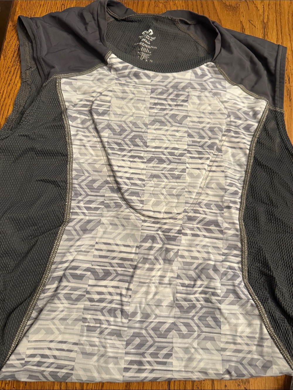 men’s Athletic Tank Top in Gray  heart guard baseball McDavid